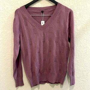 Arach and Cloz small v neck sweater NWT
